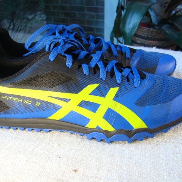 ASICS blue Hyper Xc 2 Track Shoes running (1093A080) S 10.5 M - Picture 8 of 8